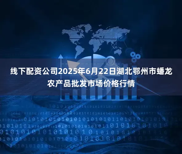 线下配资公司2025年6月22日湖北鄂州市蟠龙农产品批发市场价格行情