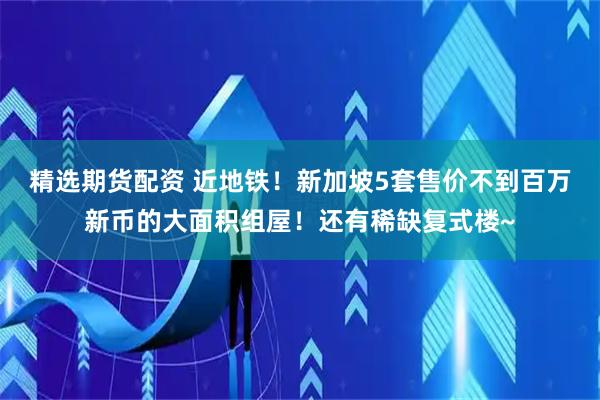 精选期货配资 近地铁！新加坡5套售价不到百万新币的大面积组屋！还有稀缺复式楼~