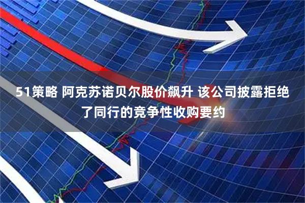 51策略 阿克苏诺贝尔股价飙升 该公司披露拒绝了同行的竞争性收购要约
